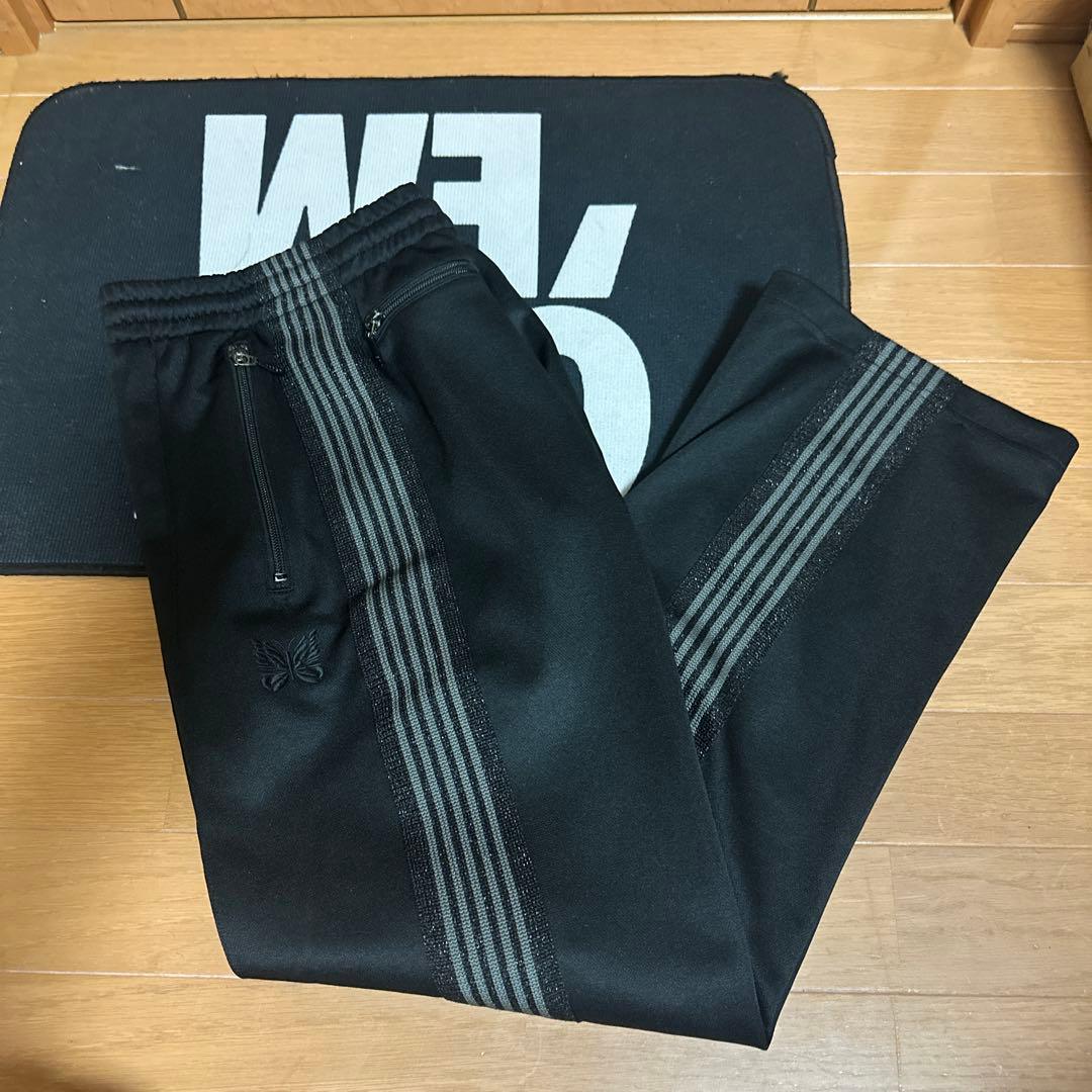 Needles ストライプ ブラックパンツ 値下げ可能