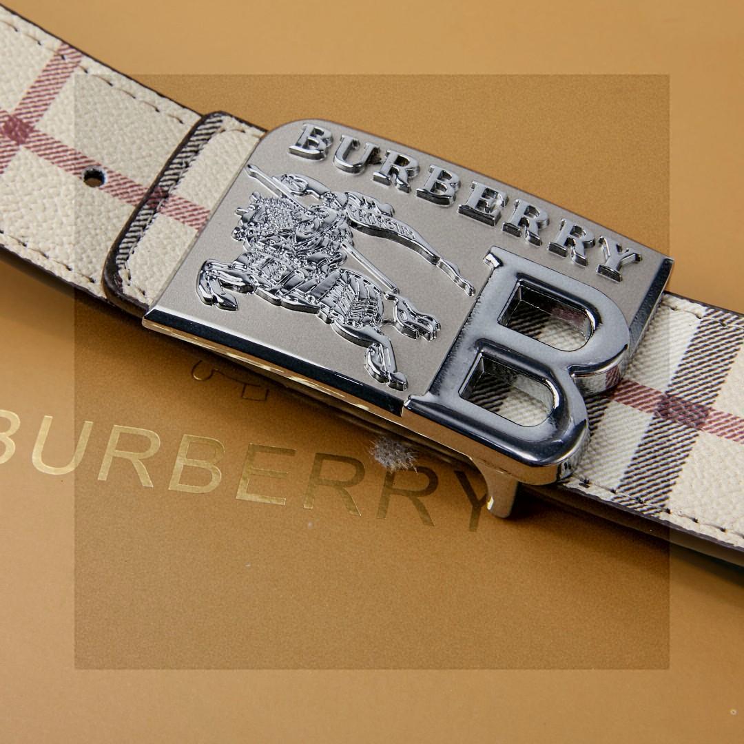 極美品 Burber メンズ ベルト
