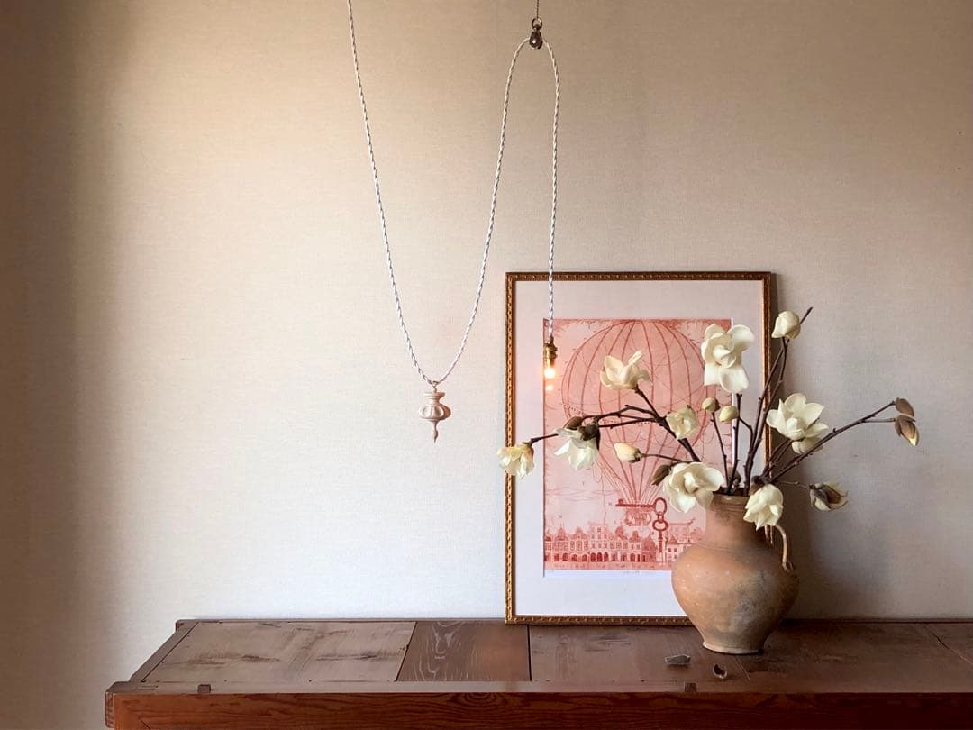 お試し価格!】 【はなりん様専用】オーナメント滑車ランプ(彫有,蜜蝋