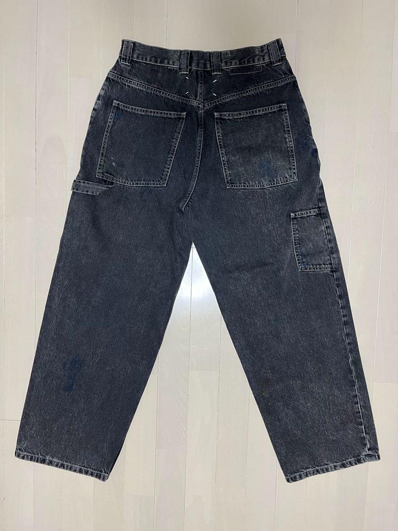 Maison Margiela ブラックペイントジーンズ サイズ27
