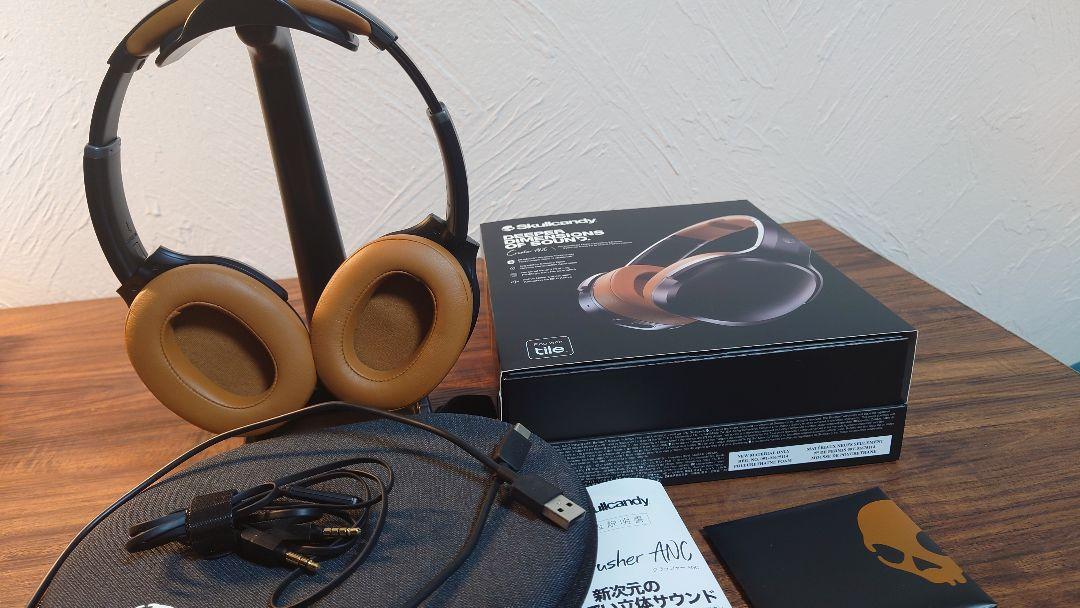 40%割引割引クーポン 【美品】Skullcandy Crusher ANC ヘッドフォン 安い超高品質 SKULLCANDY ヘッドホン 黒 ANC CRUSHER ヘッドフォン