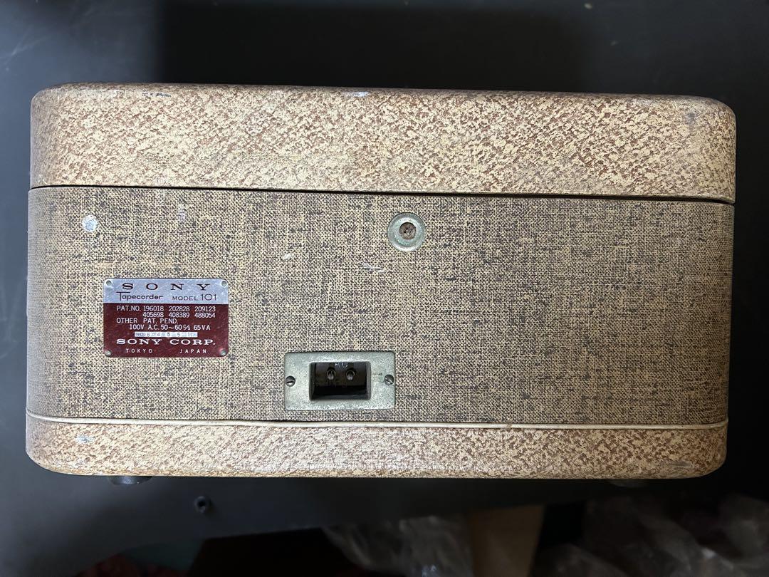 昭和物 SONY MODEL 101 ソニー テープレコーダー 101 SONY Tapecoder Model101の仕様 ソニー