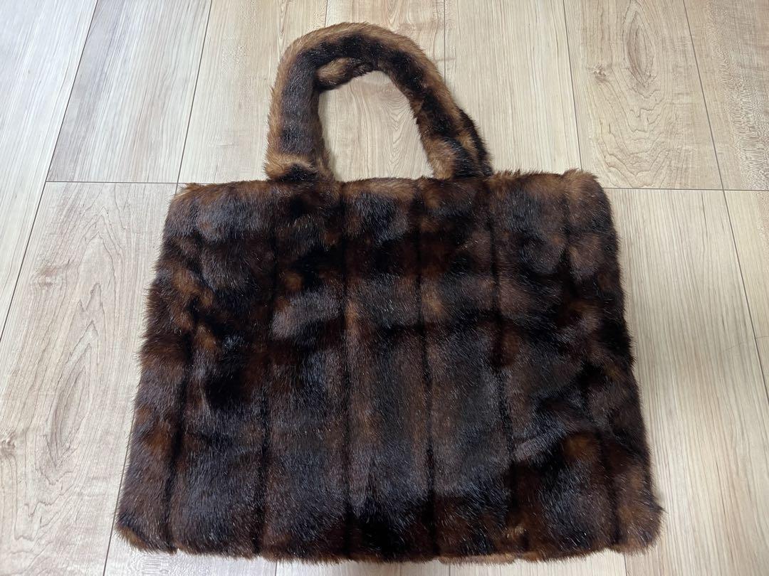 SONIA RYKIEL ブラウンファーバッグ
