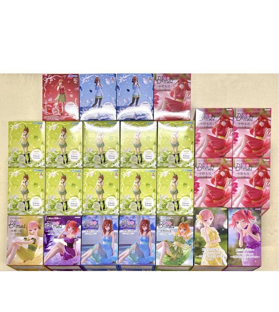 25個❗️五等分の花嫁フィギュアまとめ一花ニ乃三玖四葉五月Bloo-meルミナスタ