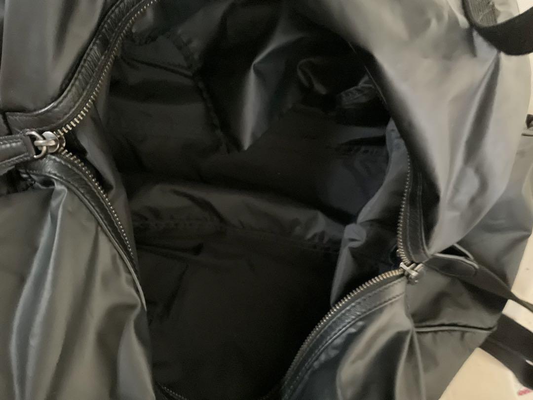 ハンティングワールドバッグ軽い大きめエコ折り畳み黒旅行ジム