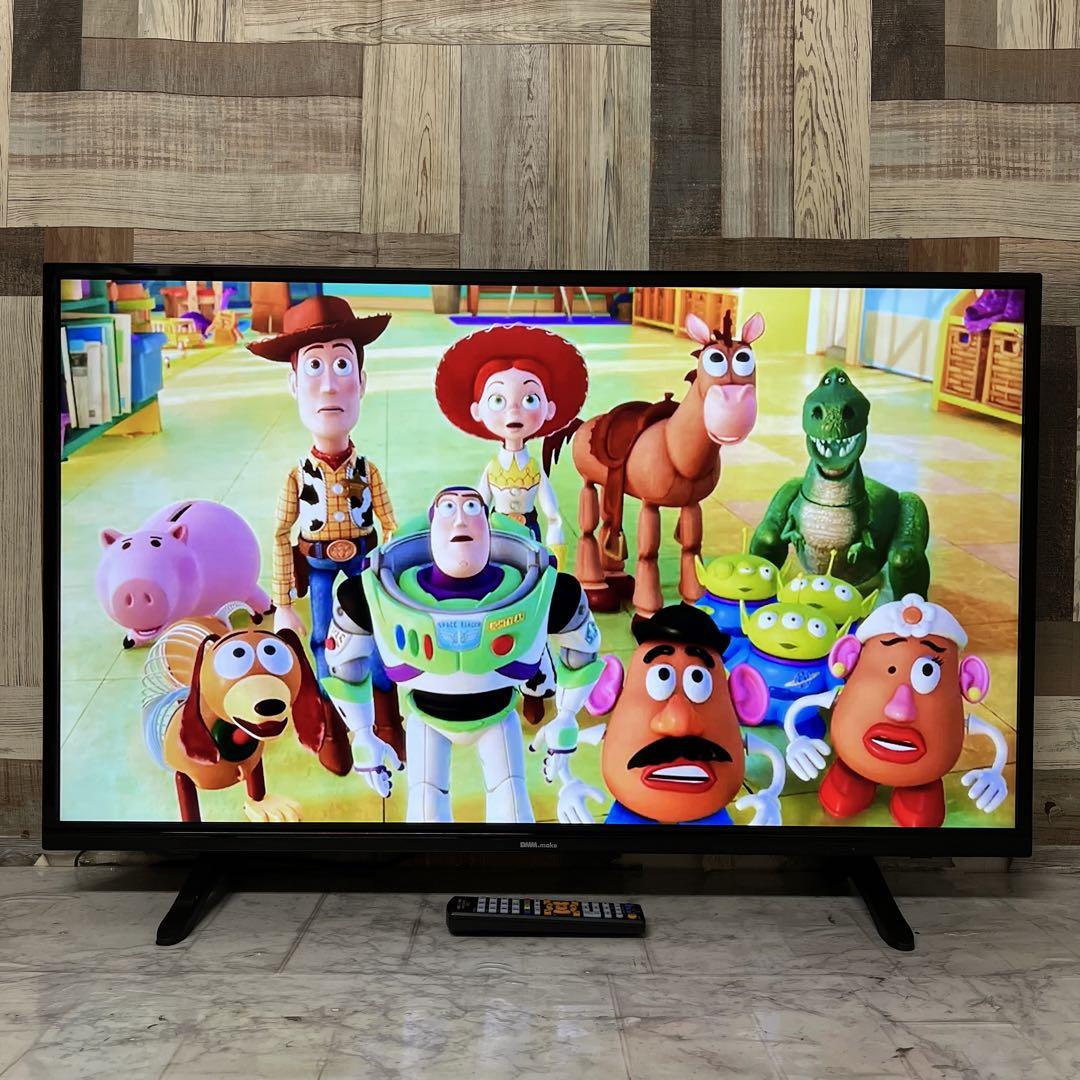 即日受渡❣️全国送料込5年前購入DMM43型4KモニターHDMI×3スピーカーリモ 即日受渡割❣️全国送料込5年前購入DMM43型4KモニターHDMI3
