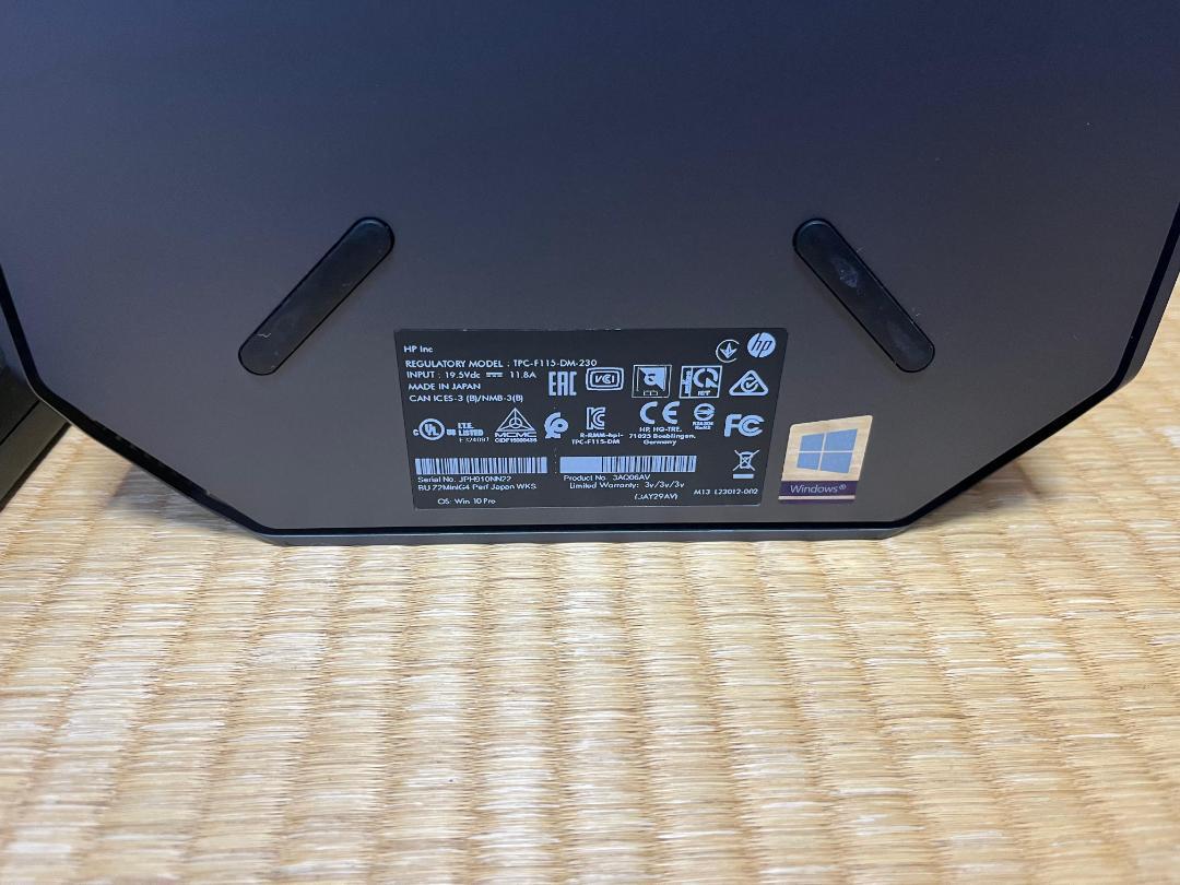 HP Z2 Mini G4/Xeon E-2104G/ACアダプター付属 HP Z2 Mini G4/Xeon E-2104G/ACアダプター付属