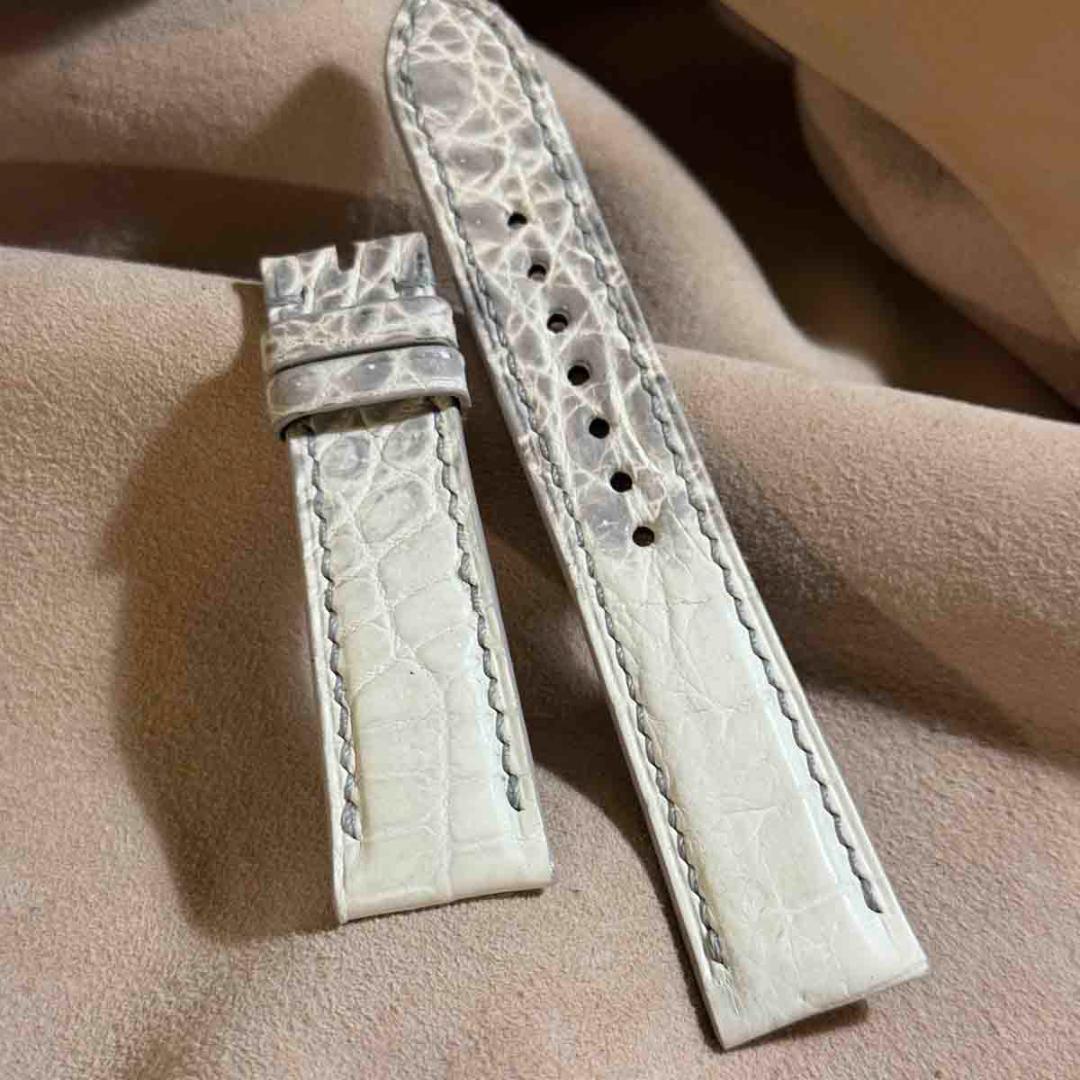 cro-1948 クロコダイル 腕時計ベルト ヒマラヤクロコ ラグ幅21mm