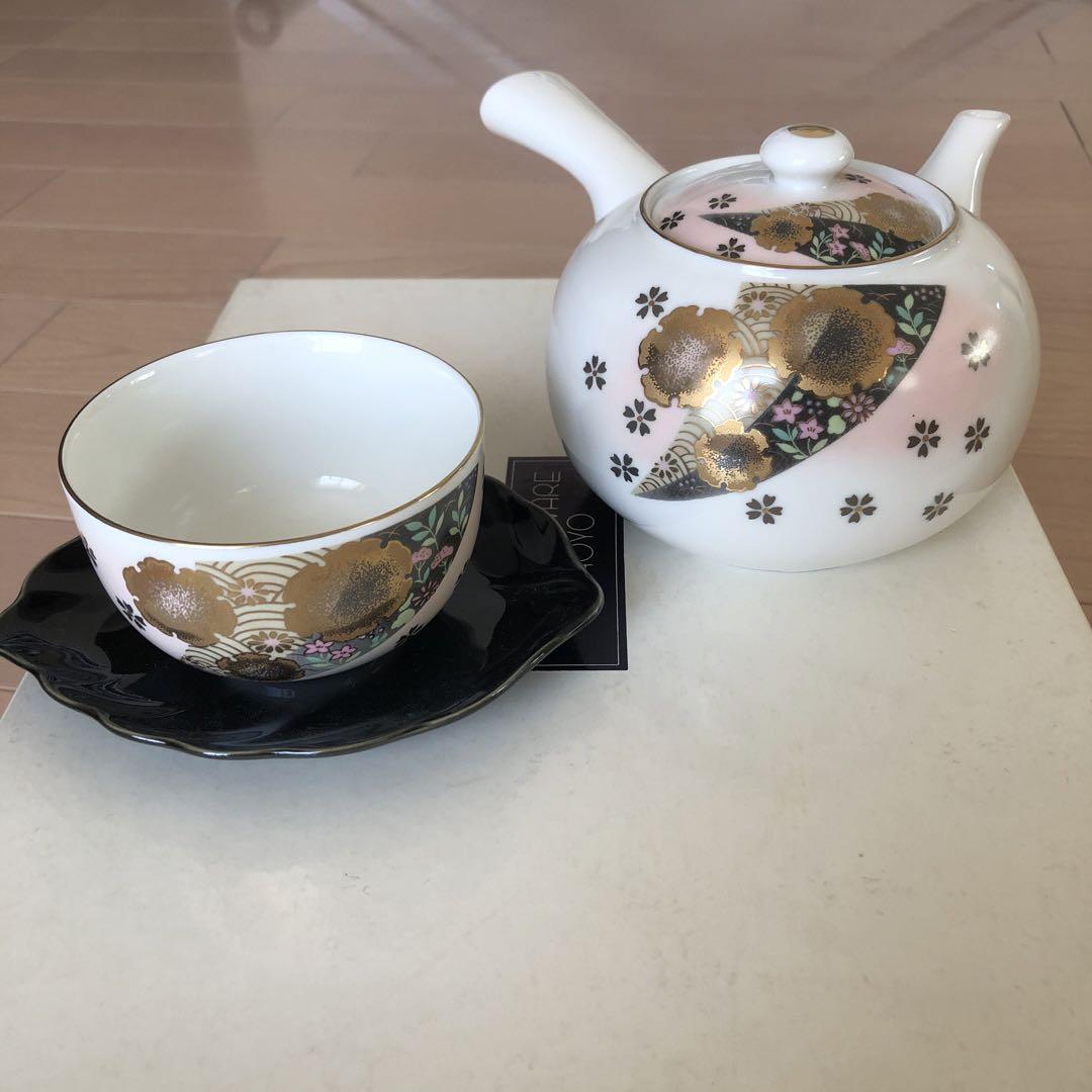 茶托　急須　セット　5脚