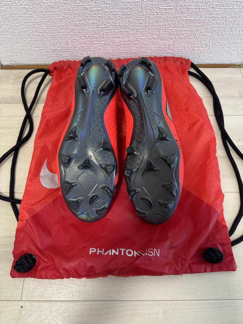 Nike Phantom Vision サッカーシューズ レッド - メルカリ