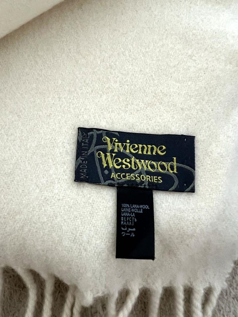 Vivienne Westwood アイボリー オフホワイト マフラー