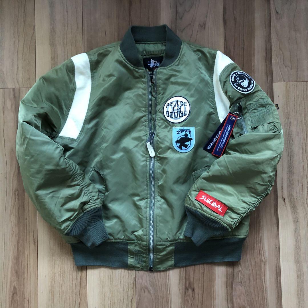 25周年限定STUSSY×FragmentDesign×Alpha MA-1