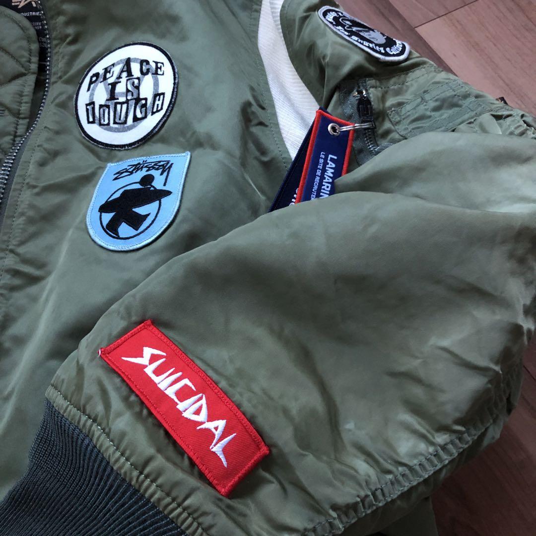 25周年限定STUSSY×FragmentDesign×Alpha MA-1