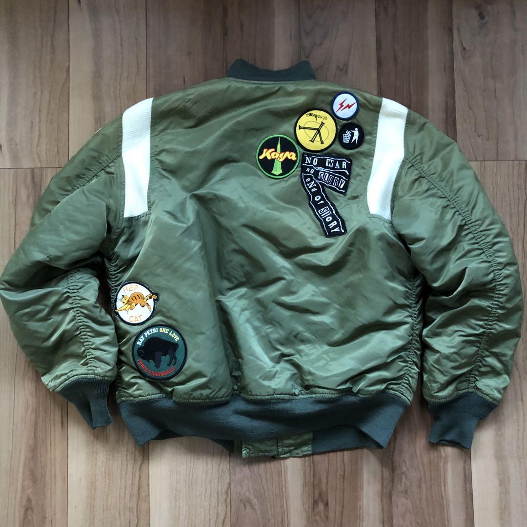 25周年限定STUSSY×FragmentDesign×Alpha MA-1