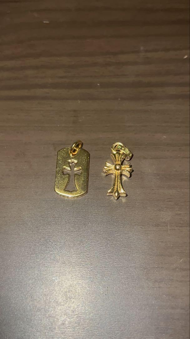 ゴールド クロスモチーフ ペンダント クロムハーツ