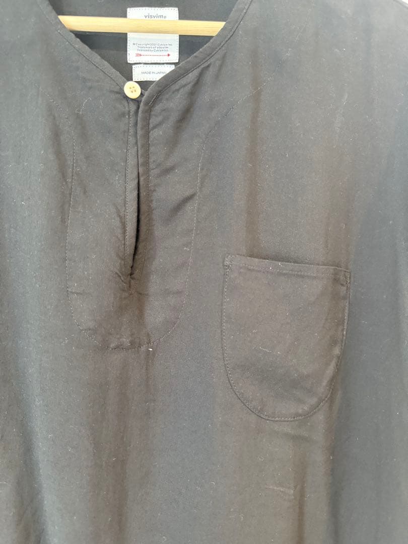 美品 24AW visvim TUNIC P.O. BLACK 2 美品 24AW visvim TUNIC P.O. BLACK 2