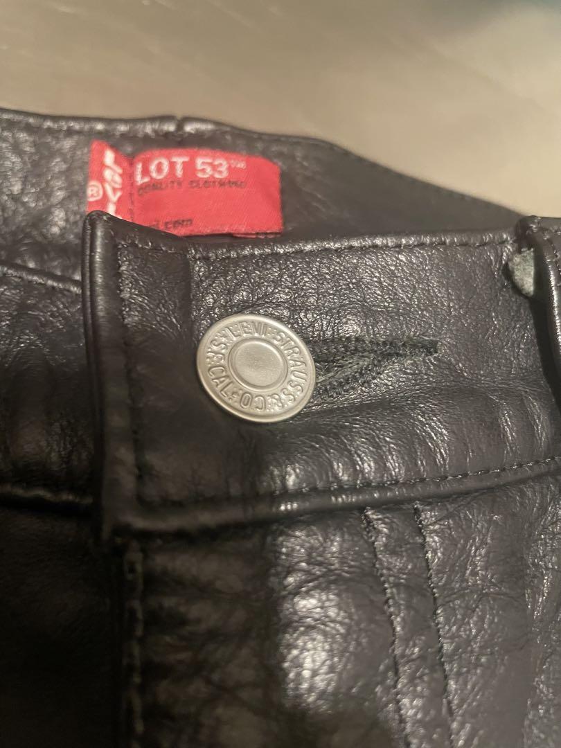 希少 LEVI'S RED LOT53 リーバイスレザーパンツ 00年30×36