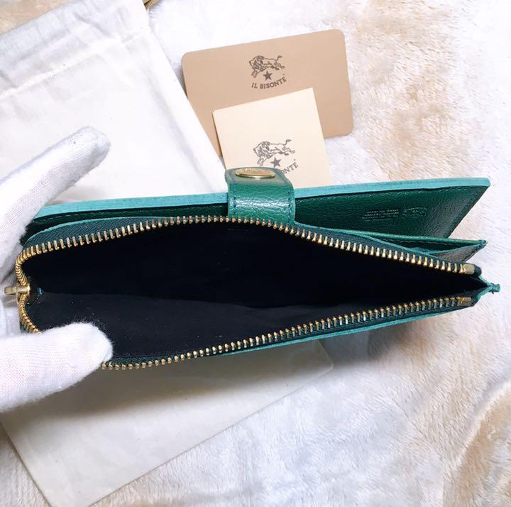 新品正規店 新品 イルビゾンテ ♡完売カラー♡ 長財布 希少 ヴェルデ lkKr4-m87042715026 再入荷新品