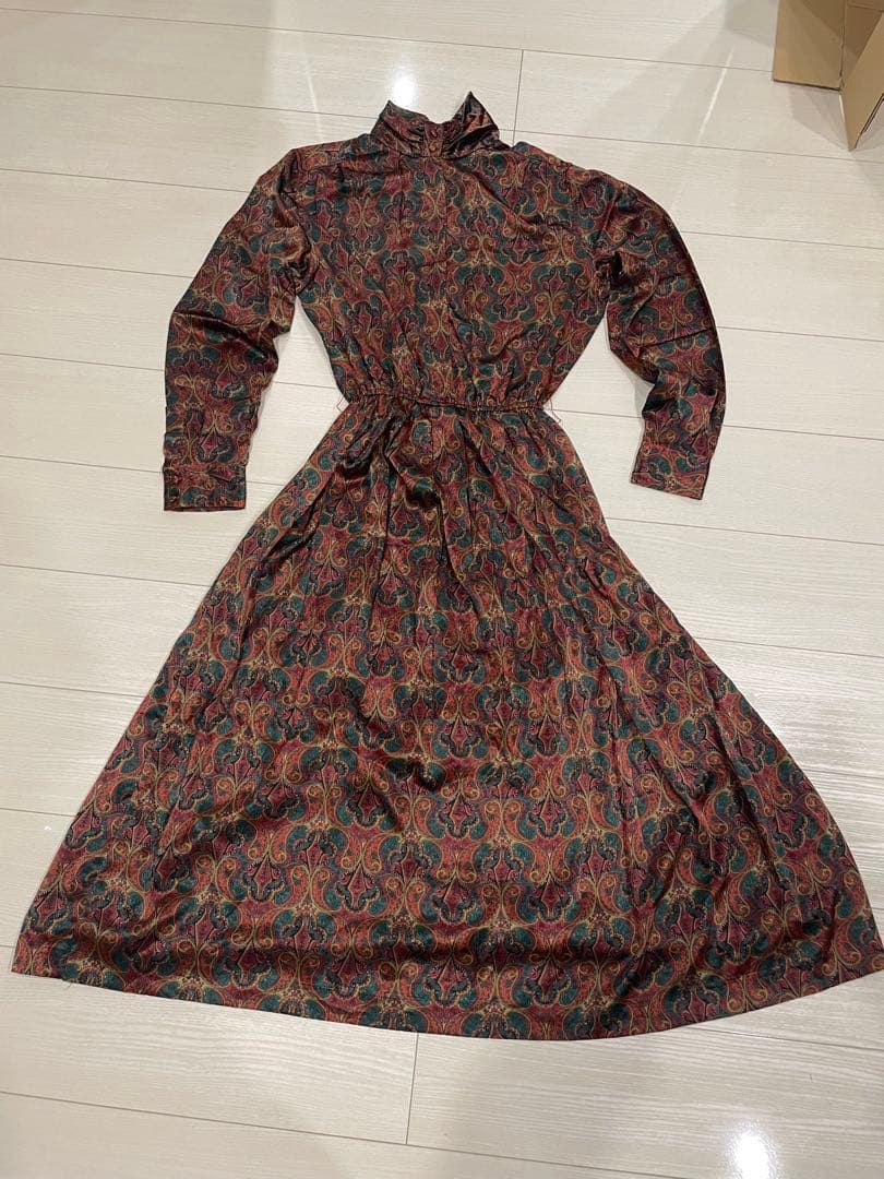 ヴィンテージワンピース　ロングワンピース　ヴィンテージ　ワンピース