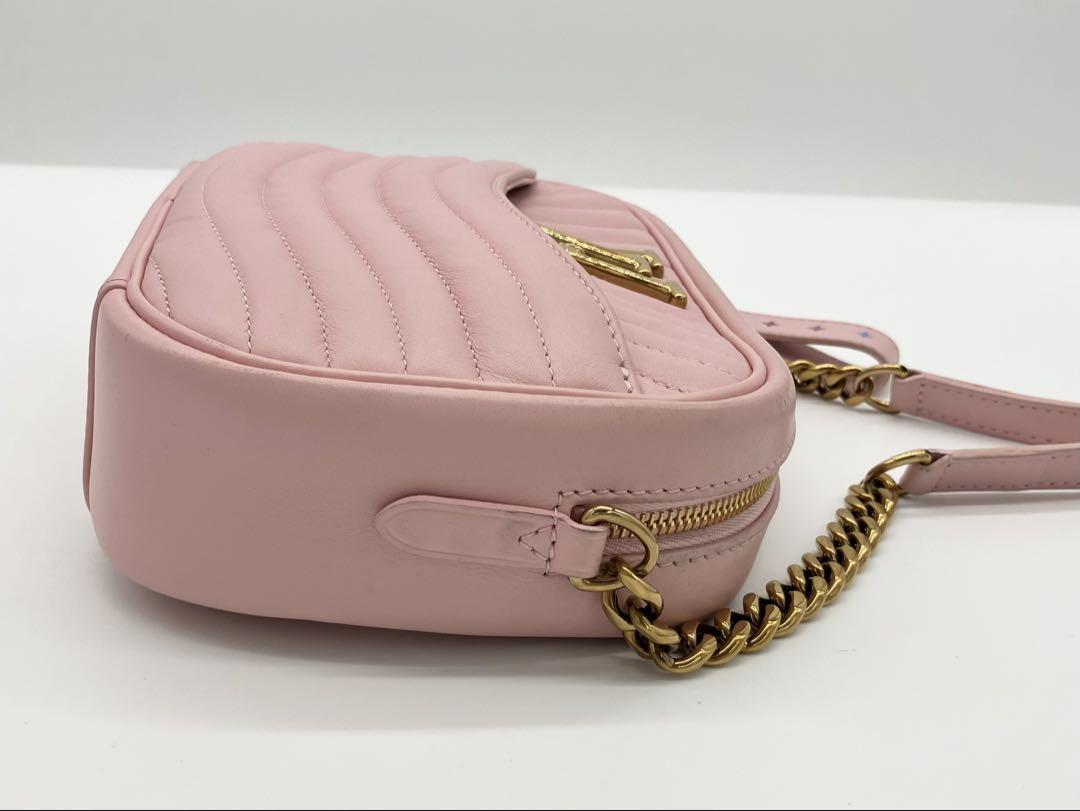 LOUIS VUITTON ニューウェーブ チェーンショルダーバッグ ピンク