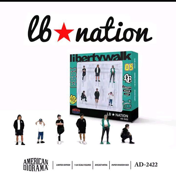 ★NEW■1/64【LB★nationフィギュア6体セット】《新品・未開封品》