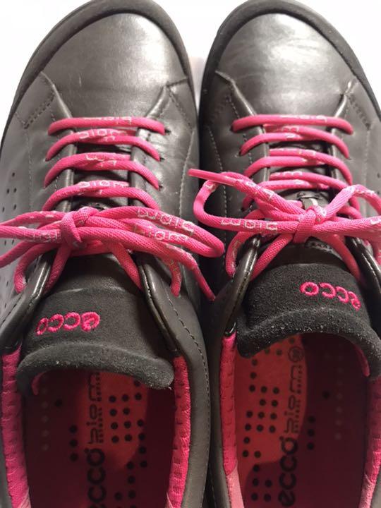 ❤️美品 ECCO レザースニーカー ウォーキングシューズ 25cm