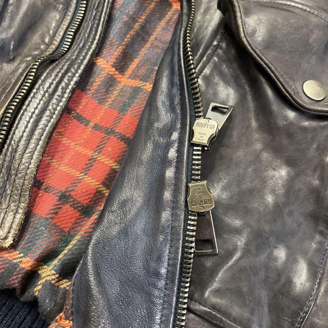 A-2type vintage leather イタリア製 レザージャケット