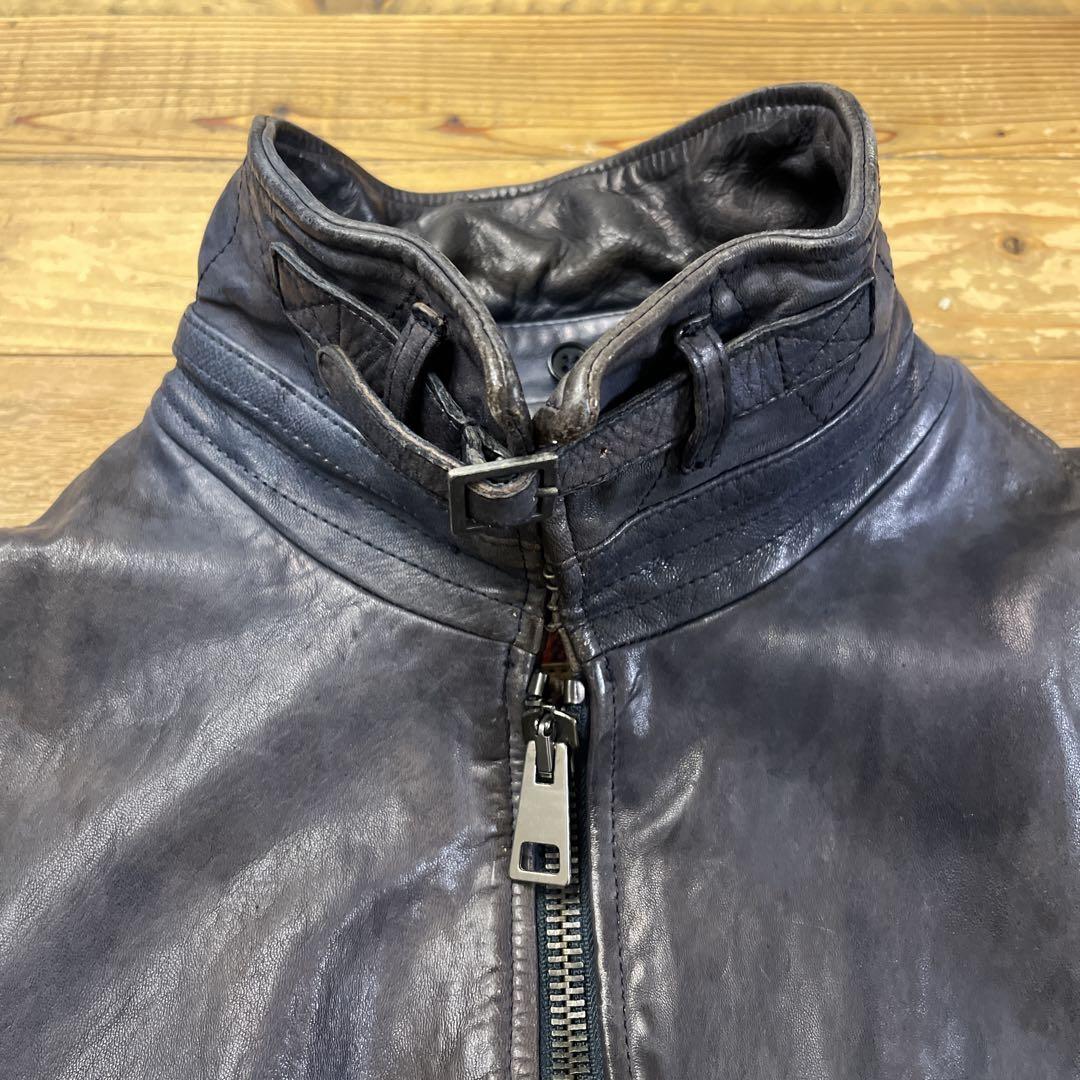 A-2type vintage leather イタリア製 レザージャケット