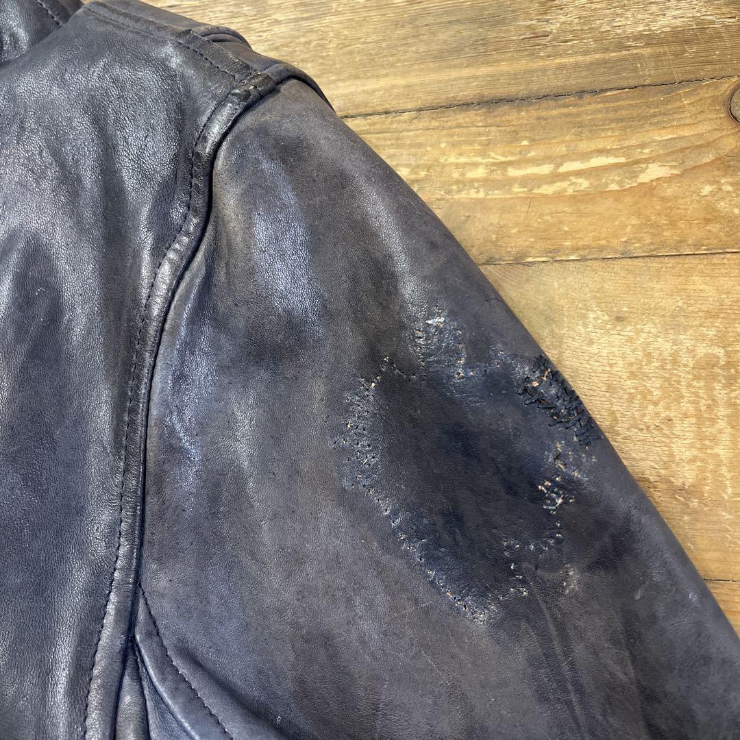 A-2type vintage leather イタリア製 レザージャケット