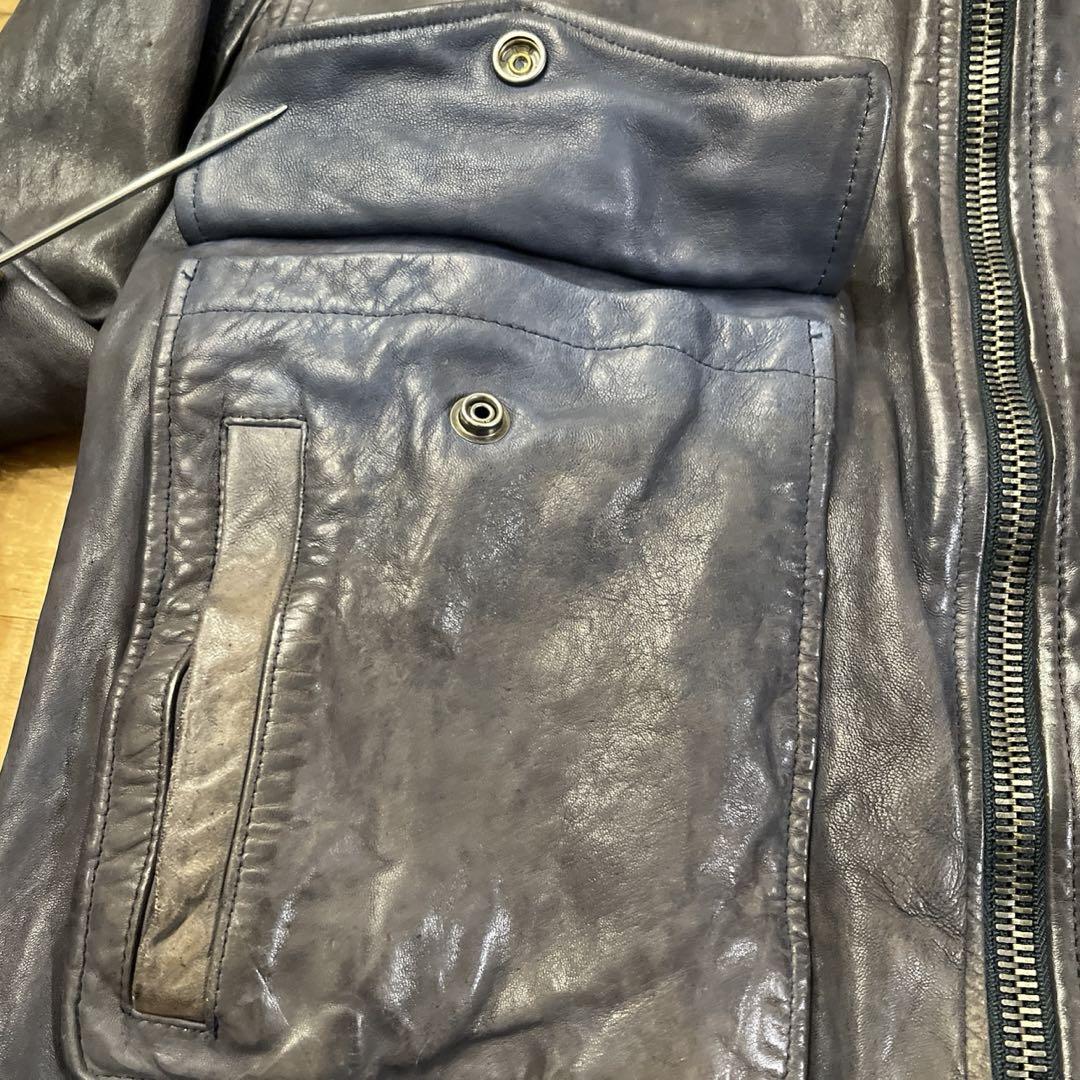 A-2type vintage leather イタリア製 レザージャケット