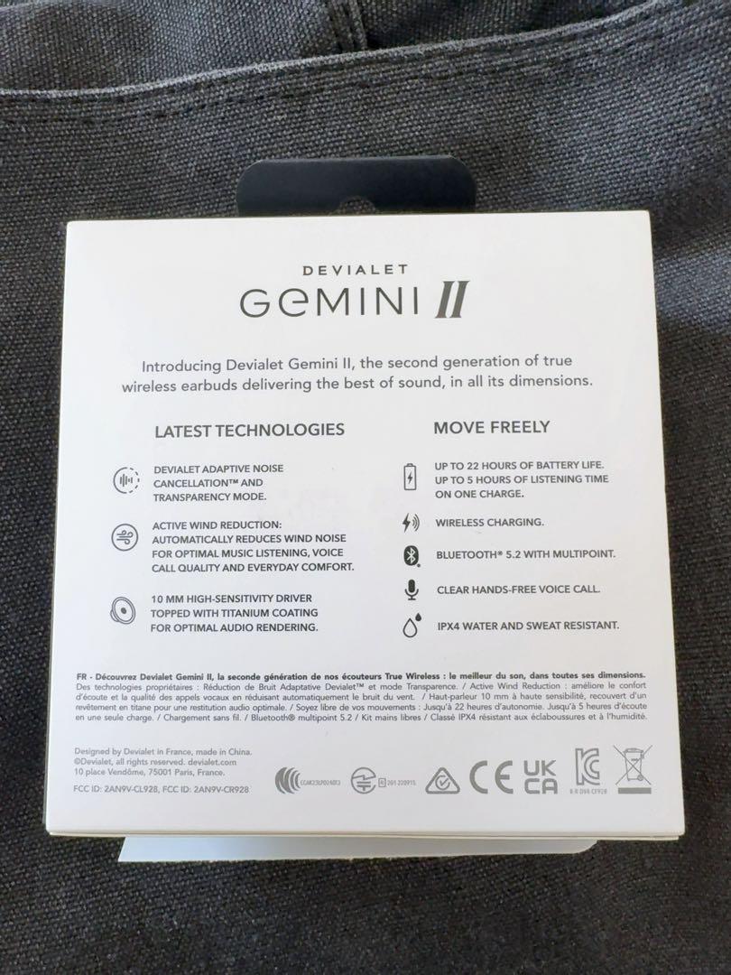7/21(日)まで出品 DEVIALET ワイヤレスイヤホン GEMINI Ⅱ
