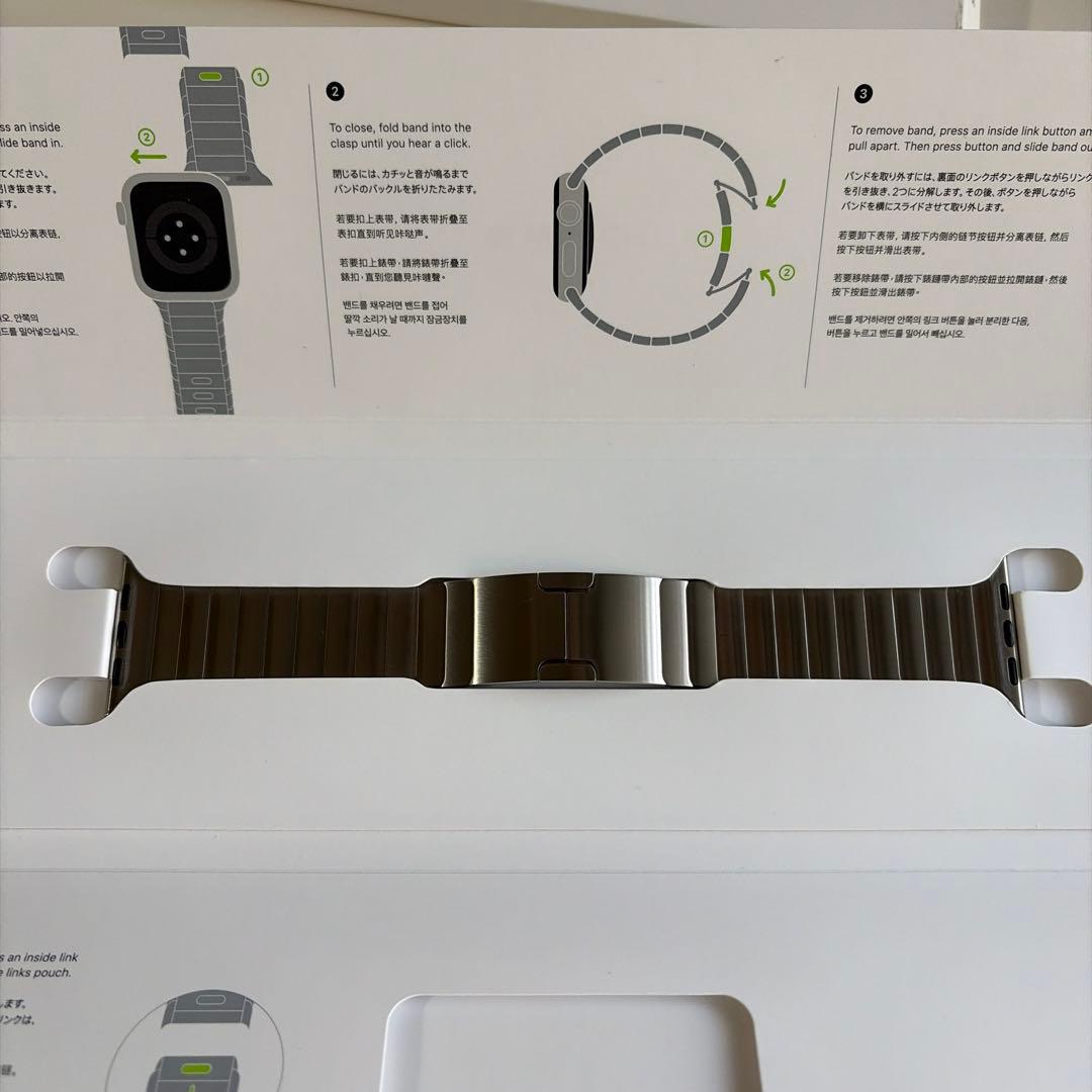 Apple Watch 41mm/40mm/38mm用 純正リンクブレスレット Apple Watch 41mm/40mm/38mm用 純正リンクブレスレット