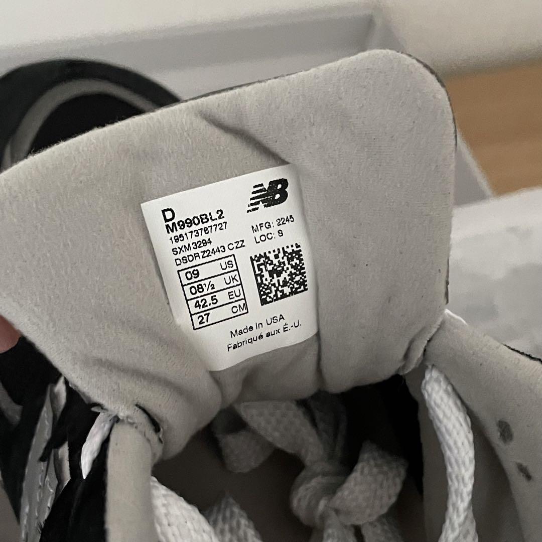 27cm 国内 New Balance v2 M990BL2 ニューバランス
