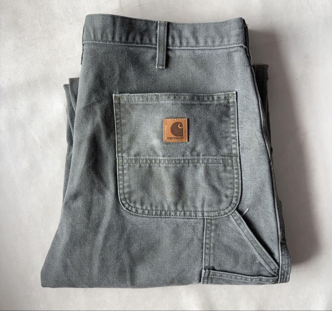 Carhartt モスグリーン ダック ペインター パンツ カーハート ワーク