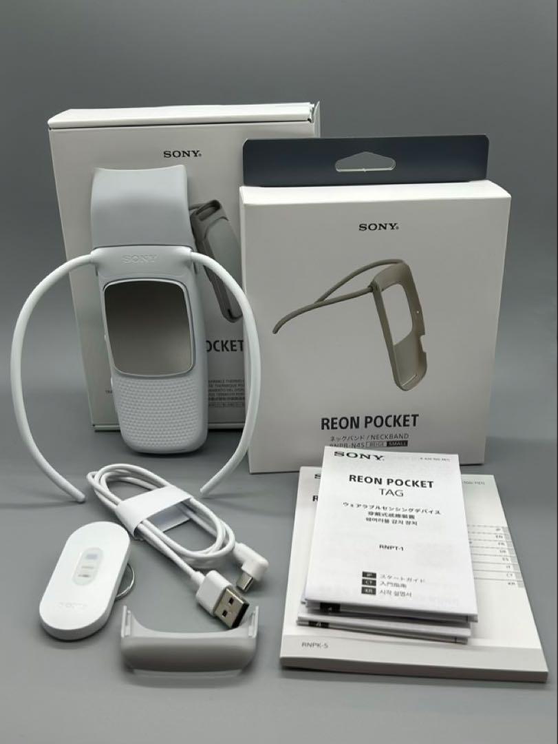 【新品】REON POCKET 5 とサイズS ネックバンドセット
