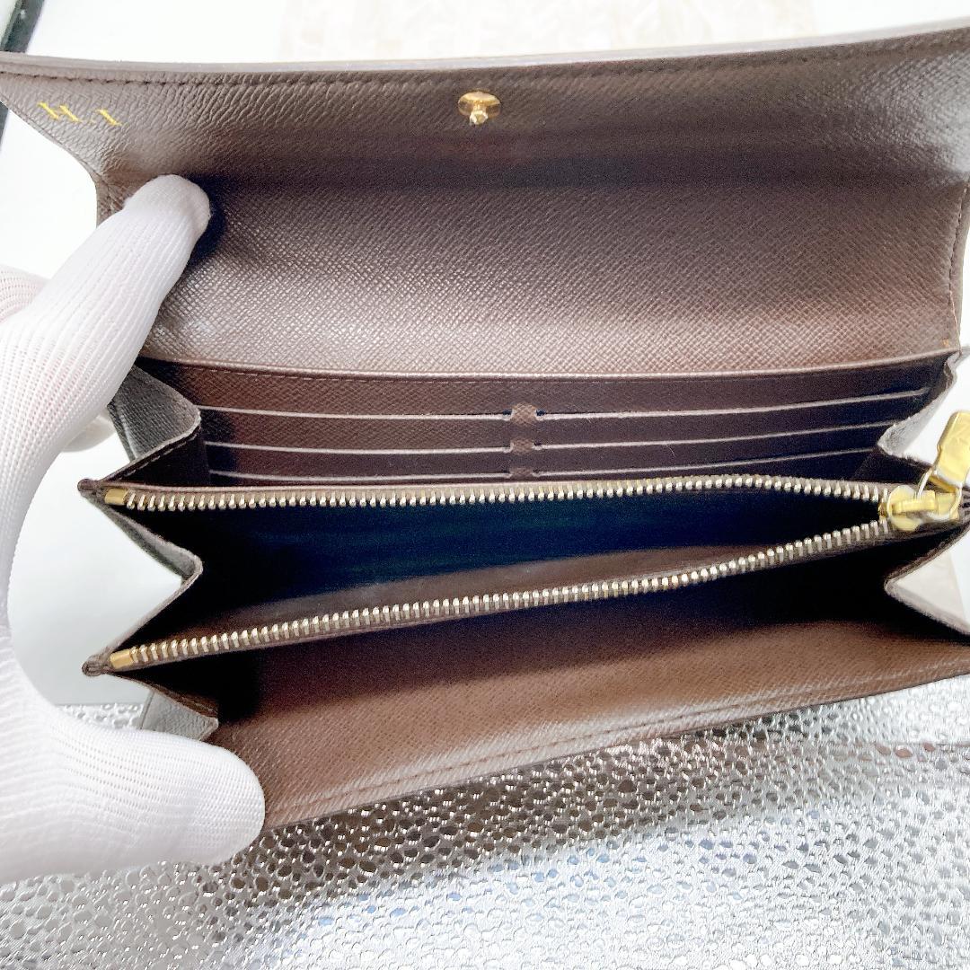 LOUIS VUITTON ルイヴィトン 長財布　ダミエ　中古　正規品　送料無料