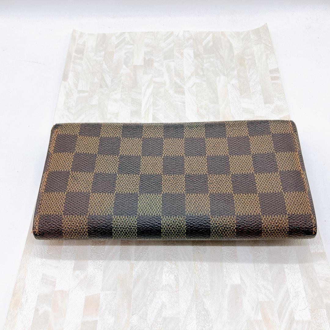 LOUIS VUITTON ルイヴィトン 長財布　ダミエ　中古　正規品　送料無料