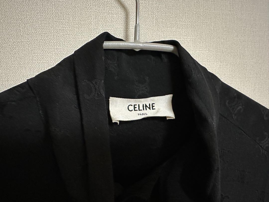 【希少！！】 CELINEラヴァリエール シャツブラウスボウタイトリオンフエディ トップス