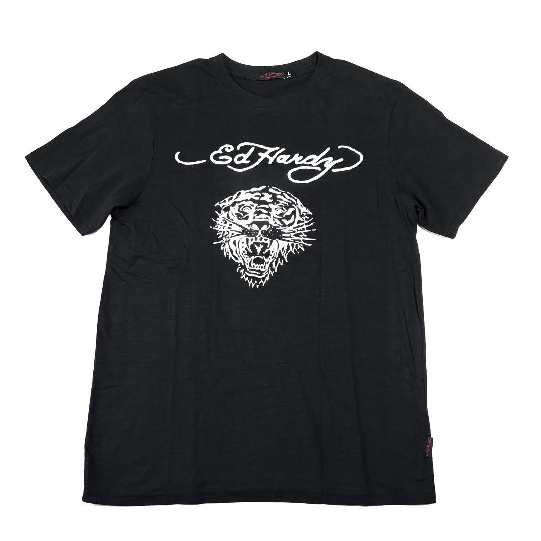 【EDHARDY V首半袖Tタイガー/黒】エドハーディー5190 EDHARDY V首半袖Tタイガー/黒】エドハーディー5190 (Ed Hardy/T