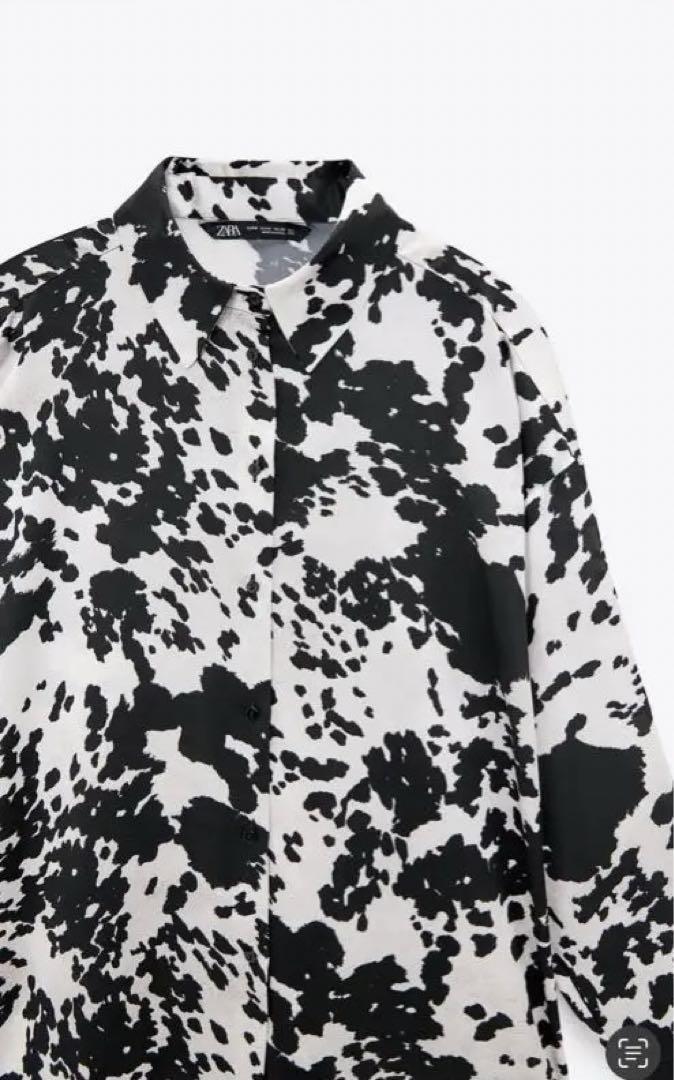 ZARA 完売商品 アニマルプリントシャツ M - メルカリ