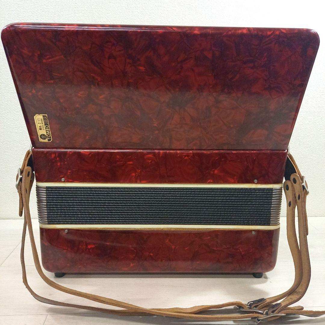 現状品 Tombo アコーディオン No.211 30鍵 21ベース 赤 - メルカリ