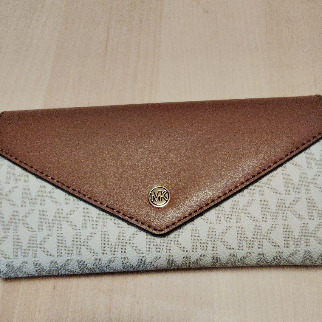 MICHAEL KORS 長財布ブラウン - メルカリ