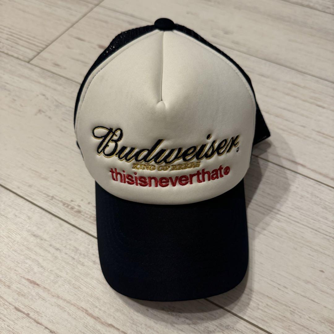 ディズニープリンセスのベビーグッズも大集合 コラボ Budweiser thisisneverthat ネバザ メルカリ - キャップ 帽子