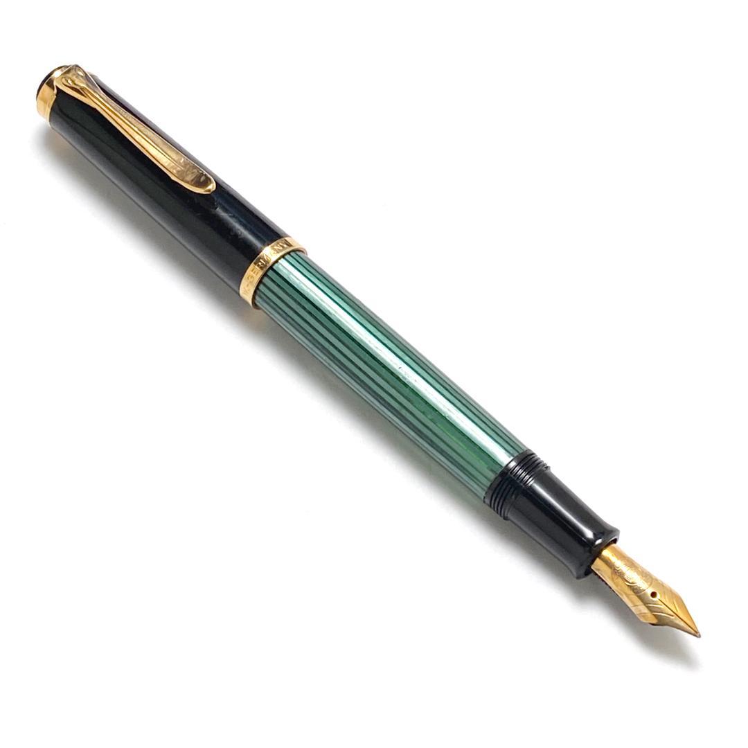 特価 ペリカン Pelikan 400 ペン先14金 緑縞 現状