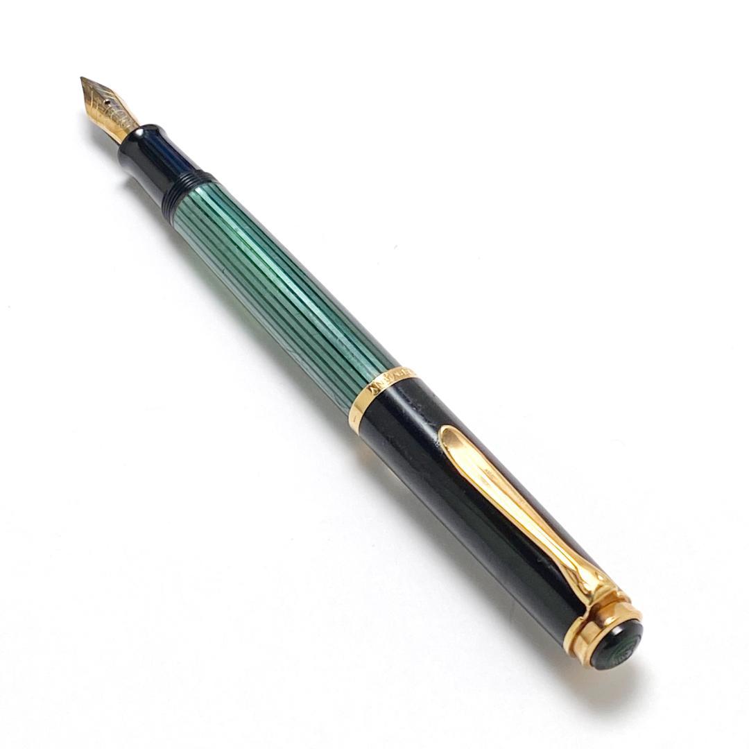 特価 ペリカン Pelikan 400 ペン先14金 緑縞 現状