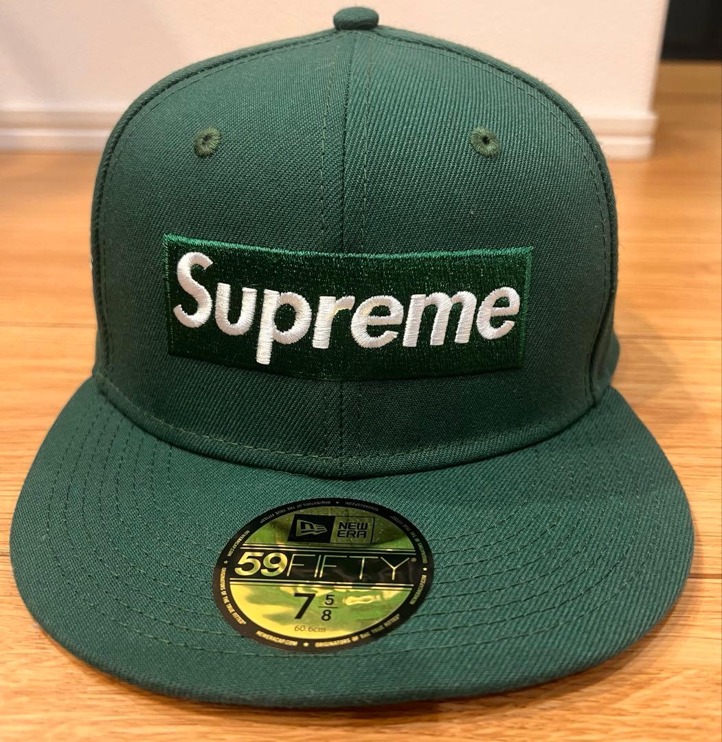 Supreme ✖︎ニューエラ コラボキャップ ダークグリーン サイズ7 5 8SUPREME