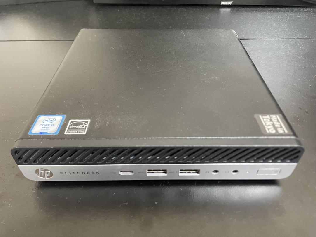 HP EliteDesk 800 G3 Mini i5 8/500GB OS無ミニPC