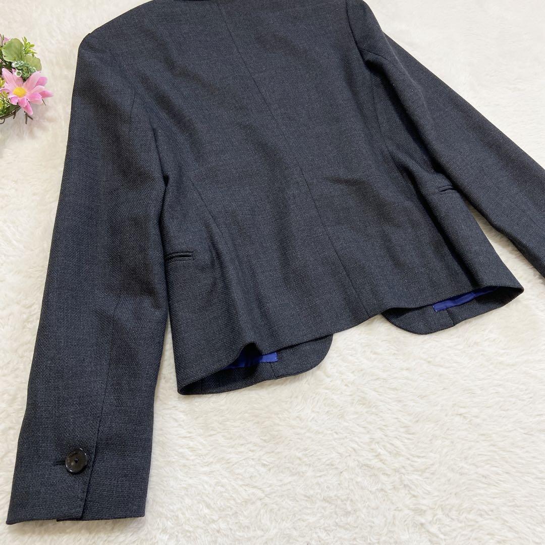 【美品】 トゥモローランド テーラードジャケット (M) サマーウール シルク