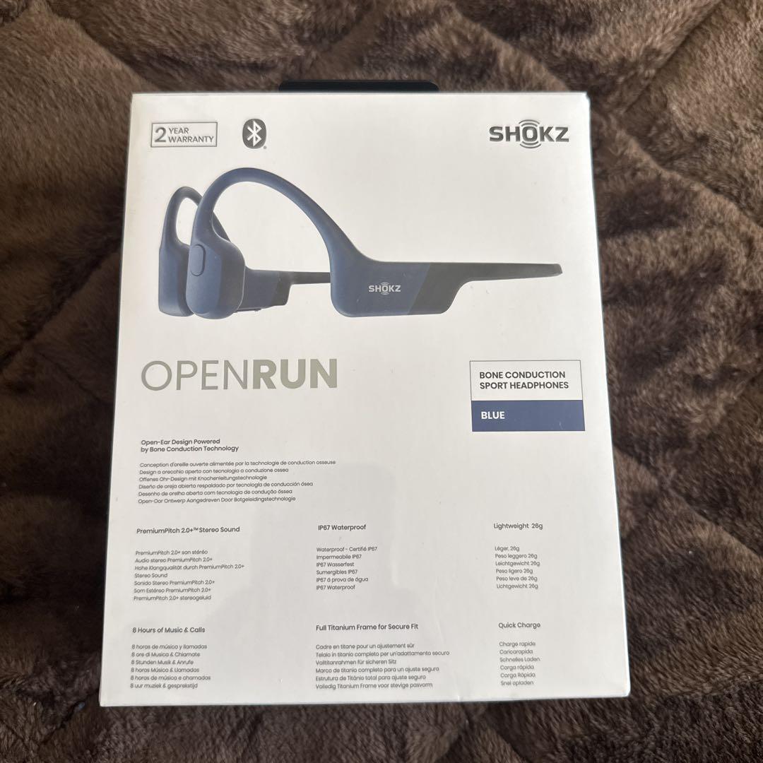 SHOKZ OPENRUN ブルー