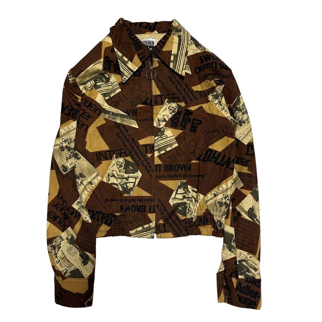 00s design zip jacket Y2K japanese labelM Archive